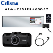 AR-6+CS-51FR+GDO-06 レーダー+ドライブレコーダー+配線   CELLSTAR 