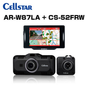 AR-W87LA+CS-52FRW レーダー+ドライブレコーダー   CELLSTAR 