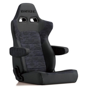 ERGOSTERGHOST ヒーター付き (12V専用) ブルーカモフラージュ リクライニングシート 遊び心と優雅さを両立させたニュートレンドシート シートヒーター搭載モデルも選択できます BRIDE 
