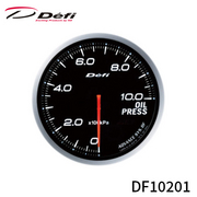 アドバンス BFメーター 60φ 油圧計 0kPa～1000kPa ホワイト DF10201 ネジピッチ 1/8PT ご使用の際は別売りのDefi-Link ADVANCEコントロールユニットSEまたはADVANCEコントロールユニットが必要です。 Defi 