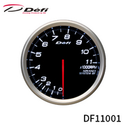 アドバンス BFメーター 80φ タコメーター 0RPM～11000RPM ホワイト DF11001 ディーゼル車不可、外車不可 ご使用の際は別売りのDefi-Link ADVANCEコントロールユニットSEまたはADVANCEコントロールユニットが必要です。 Defi 