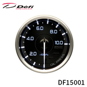 アドバンスA1 60φ 油圧計 0kPa～+1000kPa 指針・目盛り・数字：白 DF15001 ネジピッチ 1/8PT  Defi 