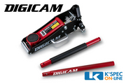 【個人宅配送不可】DIGICAM ハイブリッドアルミ＆スチールフロアジャッキ 1.5t メンテナンスの必需品！ルックスにもこだわったDIGICAMジャッキシリーズでカーライフをENJOYしよう！！ 商品コード:DJ-ALST-1.5T K SPEC
