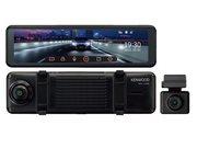 ケンウッド DRV-EM3700 デジタルルームミラー型ドライブレコーダー コンパクトカーや軽自動車に最適な10型IPS液晶搭載。車体や荷物などで生じる後方の死角を減らし、安全性もアップ。前後STARVIS搭載で夜間のドライブもくっきり録画。  KENWOOD 