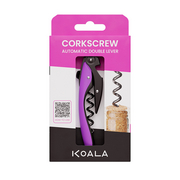 グローバル  コアラ ソムリエナイフ パープル 【ダブルアクション】 Global