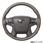 レアル ステアリング オリジナルシリーズ ラウンドシェイプ 品番：H30G-LPB-GL 適合：ランドクルーザー プラド (150系：後期) H29.9～  REAL 