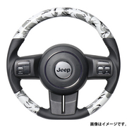 レアル ステアリング オリジナルシリーズ Dシェイプ 品番：JPA-GRT-BK 適合：JEEP ラングラー (JK38：後期) H23.2～H24.1 / JEEP ラングラー (JK36) H24.1～H30.11  REAL 