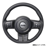レアル ステアリング オリジナルシリーズ Dシェイプ 品番：JPA-LPB-BK 適合：JEEP ラングラー (JK38：後期) H23.2～H24.1 / JEEP ラングラー (JK36) H24.1～H30.11  REAL 