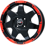 shuriken GLOSS BLACK/RED RIM LEHRMEISTER LMG