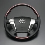 ステアリング ガングリップ LS125 アルファード/ヴェルファイア  20系 2008/05 ～ 2015/01、クラウン 200系 2008/02 ～ 2012/12  FEGGARI 