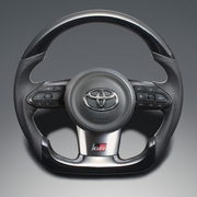 ステアリング ガングリップ LS206 GRカローラ 10系 2022/12-、GRヤリス 10系 2020/09-2025/02 ヤリス/ヤリスクロス不可、パドルシフト対応 FEGGARI 