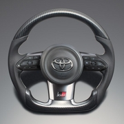 ステアリング ガングリップ LS207 GRカローラ 10系 2022/12-、GRヤリス 10系 2020/09-2025/02 ヤリス/ヤリスクロス不可、パドルシフト対応 FEGGARI 