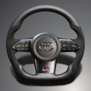 ステアリング ガングリップ LS208 GRカローラ 10系 2022/12-、GRヤリス 10系 2020/09-2025/02 ヤリス/ヤリスクロス不可、パドルシフト対応 FEGGARI 