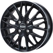 PREMIX/MER XMESH グロスブラック/リムポリッシュ（タイヤホイール