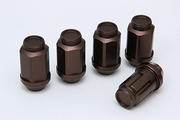 ジュラルミン冷間鍛造レーシングナット＆ロックセット(21HEX ロング) 1台分 4穴・5穴車用 21HEX 12×1.25 重量の重い車、6穴車、牽引を想定した車への使用は適合外となります。 TPI 