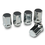スチールナット＆ロックセット(19HEX) 5穴車用 1台分 5穴車用 19HEX 14×1.5 (33mm)  WEPRO 