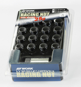 【通販限定】軽量 RACING NUTセット M12xP1.25 19HEX WORKホイールと同時購入で送料無料!!  WORK 