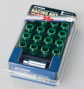 【通販限定】軽量 RACING NUTセット M12xP1.25 19HEX WORKホイールと同時購入で送料無料!!  WORK 
