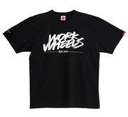 【通販限定】Tシャツ WORK WHEELS サイズ：L WORKホイールと同時購入で送料無料!! サイズ：L WORK 