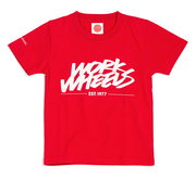 【通販限定】Tシャツ for KIDS WORK WHEELS サイズ：110 WORKホイールと同時購入で送料無料!! サイズ：110 WORK 