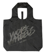 WORK コンパクトエコバッグ WORKホイールと同時購入で送料無料!! WORK WHEELSのロゴ入りエコバッグです。 WORK 