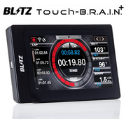 OBDII マルチモニター TB431R-BW 15175 Touch-B.R.AI.N.+ タッチブレインプラス ドライブレコーダーでは実現できない！ドライブ映像と走行ログデータを融合した「ドライブログ」動画を簡単作成！ 普段は見られないクルマの詳細情報をグラフィカルに表示＆記録！ BLITZ 
