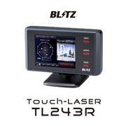 TL243R Touch-LASER レーザー＆レーダー探知機 2.4インチ液晶 新周波数使用移動オービス「MSSS」受信対応！さらにMSSS受信設定機能搭載。 走行状況に応じてフルオートで警報OFF、警報表示のみ、警報表示＆警報音を選択。 BLITZ 