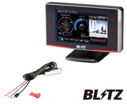 TL313R + BLRP-01 レーザー＆レーダー探知機 直接配線コード セット 3.1インチ液晶 新周波数使用移動オービス「MSSS」受信対応！さらにMSSS受信設定機能搭載。 走行状況に応じてフルオートで警報OFF、警報表示のみ、警報表示＆警報音を選択。 BLITZ