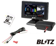 TL313S + BLRP-01 + BWSD16-TL313S レーザー＆レーダー 直接配線コード 無線LAN SDカード MSSS/Kバンド受信設定機能・フルオート機能搭載業界最薄の3.1インチ セパレートモデル！ 走行状況に応じてフルオートで警報OFF、警報表示のみ、警報表示＆警報音を選択。 BLITZ 