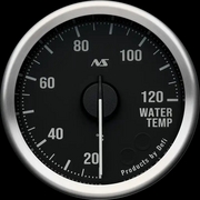 アドバンス RSII 52φ 水温計 20℃～120℃ 文字板色/黒・70sホワイト DF21002 ネジピッチ 1/8PT ご使用の際は別売りのDefi-Link ADVANCEコントロールユニットSEまたはADVANCEコントロールユニットが必要です。 Defi 