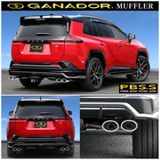 ガナドール マフラー Vertex 4WD/SUV【取付店のみ送料無料(車関係以外の法人・個人宅・沖縄・離島除く)】 2026.3～（R8.3～） 6LA-AXAP64（E-Four｜eCVT） 左右4本出し オーバル (ポリッシュ仕上げ) GANADOR 