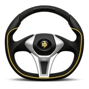 【正規品輸入品】 GT50 2.0 品番：G-5 ブラックレザーセンターパッド仕様 専用ホーンボタンが付属します。アースリングS型・取付ビス6本・ホーンボタン固定用スペーサー・アース配線付属。ボス（ハブ）は付属しません。 MOMO 