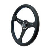 ナルディ ステアリング SPORTS タイプA ブラックレザー/ブラックスポーク（34φ） 2024年限定モデル   NARDI 