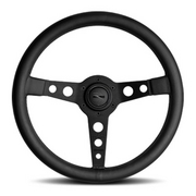【在庫品特価】【正規品輸入品】 PROTOTIPO BLACK EDITION プロトタイプ ブラック エディション 35Φ P-5 ホーンボタンが付属します。ボス（ハブ）・アースリング・配線・取付ビス・レンチは付属しません。ボス（ハブ）側の付属品をご利用下さい。 MOMO 