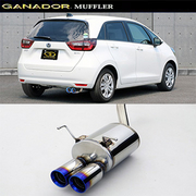 ガナドール マフラー PASION EVO【取付店のみ送料無料(車関係以外の法人・個人宅・沖縄・離島除く)】 R2/2～ GR3 85φ サークル（右ダブル出し）※テール部のみチタニウム製です。 GANADOR 