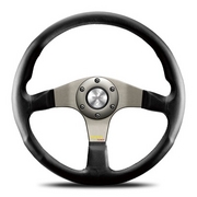 【正規品輸入品】モモ ハンドル TUNER D.GREY チューナー ダークグレイ 35Φ T-12 アースリングL型・取付ビス6本付属。ボス（ハブ）・配線・レンチは付属しませんのでボス（ハブ）側の付属品をご利用下さい。 MOMO 