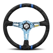 【正規品輸入品】 ULTRA BLUE ウルトラ ブルー 35Φ U-03 ホーンボタンHB-18が付属します。ボス（ハブ）・アースリング・配線・取付ビス・レンチは付属しません。ボス（ハブ）側の付属品をご利用下さい。 MOMO 