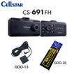 CS-691FH+GDO-13+GDO-20 前方＋車内2カメラドライブレコーダー+GPSユニット+反射ステッカー 前方と車内を同時に録画！車内側のアングル調整ができるので前方も車内もバッチリ録画 スーパーキャパシタ搭載！ 電源ケーブルが外れても安心 CELLSTAR