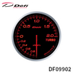 アドバンス BFメーター 60φ ターボ計 200kPaモデル アンバーレッド DF09902 ターボ車のみ ご使用の際は別売りのDefi-Link ADVANCEコントロールユニットSEまたはADVANCEコントロールユニットが必要です。 Defi