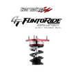 タナベ GT FUNTORIDE ダンパー 車種：コペン 型式：LA400K 駆動：FF 年式：2014/6- 車高調整幅F/R：0～-43/0～-34 バネレートF/R：4K/3K データはセロ ※リア純正アッパーマウント使用 インナーフェンダーカット必要 TANABE