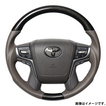 レアル ステアリング オリジナルシリーズ ラウンドシェイプ 品番：H30G-BKC-GL 適合：ランドクルーザー プラド (150系：後期) H29.9～  REAL
