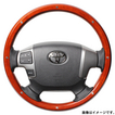 レアル ステアリング オリジナルシリーズ オールウッド 品番：J200-LBWM-BK 適合：ハイエース (200系：4型以降) H25.12～ / レジアスエース (200系：4型以降) H25.12～R2.4 / ランドクルーザー (70系) H26.8～H27.7  REAL