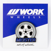 【通販限定】WORK ピンバッジ WORKホイールと同時購入で送料無料!! サイズ 35mm WORK