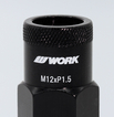 【通販限定】軽量 RACING NUTセット M12xP1.25 19HEX WORKホイールと同時購入で送料無料!!  WORK