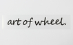 【通販限定】art of wheel ステッカー WORKホイールと同時購入で送料無料!! サイズ：W120xH21mm WORK