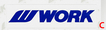 【通販限定】WORK 手ぬぐいステッカーアソート WORKホイールと同時購入で送料無料!! A 183mmx70mm WORK
