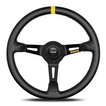 【在庫品特価】【正規品輸入品】 MOD.08 モデル08 レザー/ブラックスポーク 35Φ M-58 ホーンボタンHB-17が付属します。ボス（ハブ）・アースリング・配線・取付ビス・レンチは付属しません。ボス（ハブ）側の付属品をご利用下さい。 MOMO
