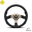 【正規品輸入品】 RACE 2.0 レース R-2 32Φ 型番：R-2 ホーンボタンHBR-02が付属します。ボス（ハブ）・アースリング・配線・取付ビス・レンチは付属しません。ボス（ハブ）側の付属品をご利用下さい。 MOMO