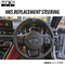 HKS REPLACEMENT STEERING  品番:51999-AF003 適合:トヨタ スープラ DB82 2019/5- グリップ:Dシェイプ スムースレザー、パンチングレザー(ガングリップ部) ブラック フィンガーグリップ:〇 HKS