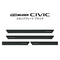 無限 スカッフプレート 品番:84200-XNR -K0S0 ブラック 適合車輌:CIVIC (5BA-FL1-150)  2026年6月-  MUGEN